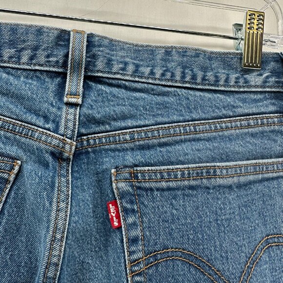 Levi's Jeans Womens Size 27 Button Fly Skinny Ankle Medium Washed Denim Blue - Picture 8 of 11